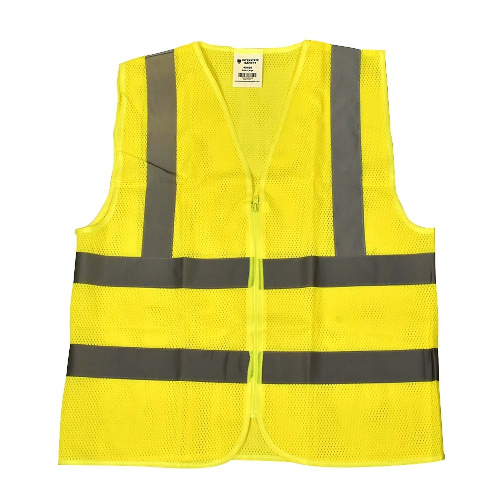 Interstate Safety Yellow Safety Vest Large